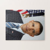 バラクオバマ第44代大統領統一された州 ジグソーパズル (横)