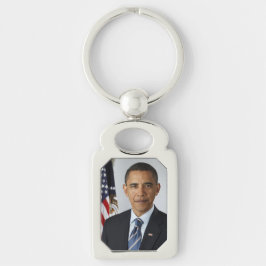 バラクオバマ米大統領ホワイトハウスポートレート キーホルダー