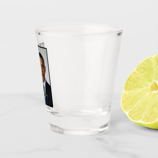 バラクオバマ米大統領ホワイトハウスポートレート ショットグラス (右)