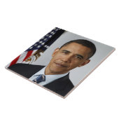 バラクオバマ米大統領ホワイトハウスポートレート タイル (側面)