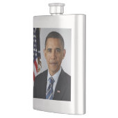 バラクオバマ米大統領ホワイトハウスポートレート フラスク (左)