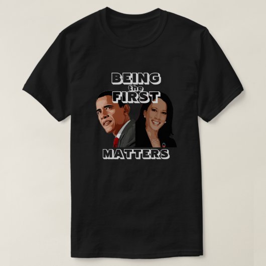 バラクオバマ・カマラハリスTシャツ Tシャツ (デザイン正面)