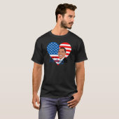 バラクオバマ・バレンタイン Tシャツ (正面フル)