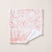 バラクオーツガーリーピンクパターンシック バスタオルセット (ウォッシュタオル)