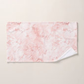バラクオーツガーリーピンクパターンシック バスタオルセット (ハンドタオル)