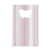 バラクオーツストライプピンク クレジットカード栓抜き (正面)