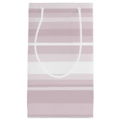 バラクオーツストライプピンク スモールペーパーバッグ (正面)