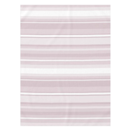 バラクオーツストライプピンク テーブルクロス (正面)