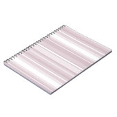 バラクオーツストライプピンク ノートブック (左側)