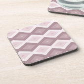 バラクオーツピンクダイヤモンドパターン コースター (左側)