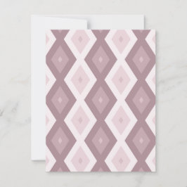 バラクオーツピンクダイヤモンドパターン 出欠カード