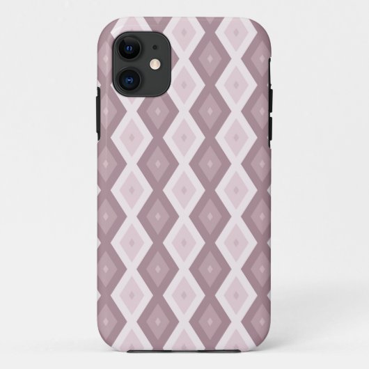 バラクオーツピンクダイヤモンドパターン Case-Mate iPhoneケース (裏面)