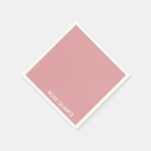 バラクオーツピンク色名 スタンダードカクテルナプキン (角)