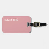 バラクオーツピンク色名 ラゲッジタグ (正面横)