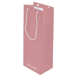 バラクオーツピンク色名 ワインギフトバッグ
