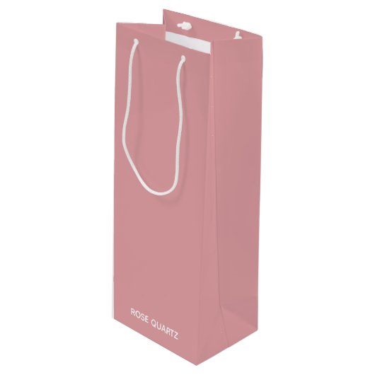 バラクオーツピンク色名 ワインギフトバッグ (正面アングル)