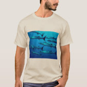 バラクダ潜水深い海海水熱帯波 Tシャツ (正面)