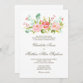 バラクラシックガーデンエレガントウェディング招待状 招待状 (正面/裏面)