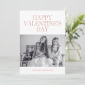 バラクラシックゴールドフォイルバレンタインデーのフォトカード シーズンカード (スタンド正面)