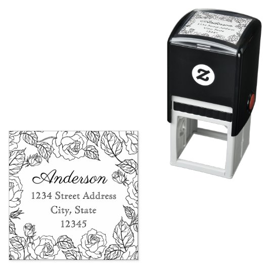 バラクラシックファミリ名差出人住所 セルフインキングスタンプ (インサイチュ)