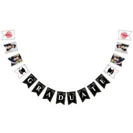 バラクラシックフラワーガーデン写真卒業 バンティングフラッグ