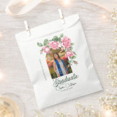 バラクラシックフラワーガーデン写真卒業 フェイバーバッグ (クリップ留めされた状態)