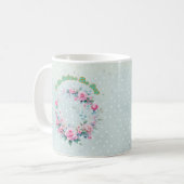 バラクラシックフローラMug、11 oz FDA準拠 コーヒーマグカップ (正面左)