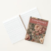 バラクラシック追悼母への献上品 ノートブック (内部)