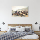 バラクラバでの病人の上陸 キャンバスプリント (インサイチュ (寝室))