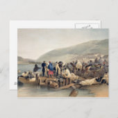 バラクラバでの病人の上陸 ポストカード (正面/裏面)