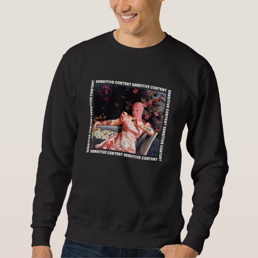 バラクラバガール悲しい美学エディなストリートウェア スウェットシャツ (正面)