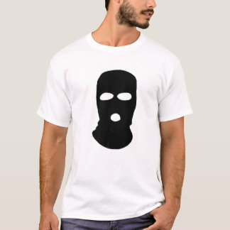 バラクラバモチーフ,顔マスクフード付きスウェットシャツ,マスクデザイン Tシャツ
