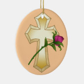 バラクリスチャンクロスオーナメント セラミックオーナメント (右)