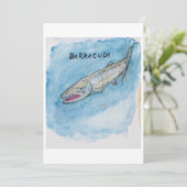 バラクーダのグリーティングカード 招待状 (スタンド正面)