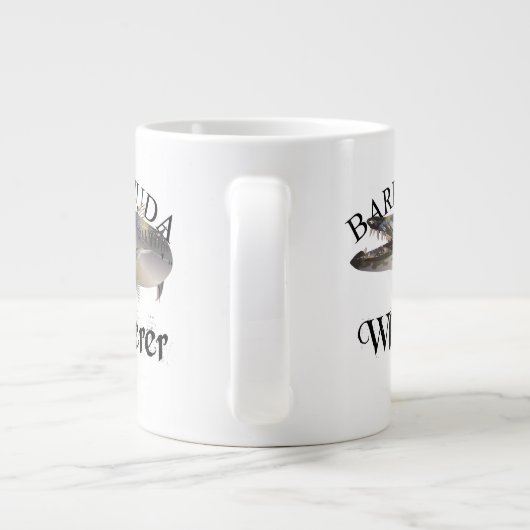 バラクーダウィスパーラー淡い色 ジャンボコーヒーマグカップ (裏面)