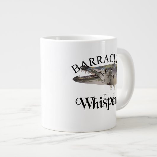 バラクーダウィスパーラー淡い色 ジャンボコーヒーマグカップ (正面右)