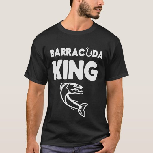 バラクーダキング深いシー魚釣り1 Tシャツ (正面)