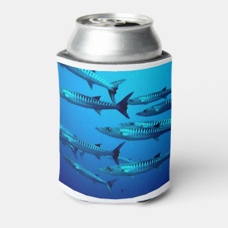 バラクーダフィッシュダイブ深い海ウォータースイムビーチ 缶クーラー