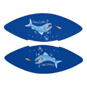 バラクーダフィッシュ空腹魚釣り漫画イラストレーション アメリカンフットボール (パネル)