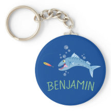 バラクーダ空腹魚釣り漫画イラストレーション