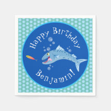 バラクーダ空腹魚釣り漫画イラストレーション