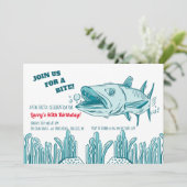 バラクーダ誕生日パーティーへの招待 招待状 (スタンド正面)