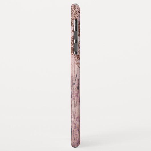 バラクール金箔花パタ素朴ーンモノグラム Case-Mate iPhoneケース (裏面/左)