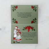 バラク及びミシェールオバマのクリスマス シーズンカード (内部)