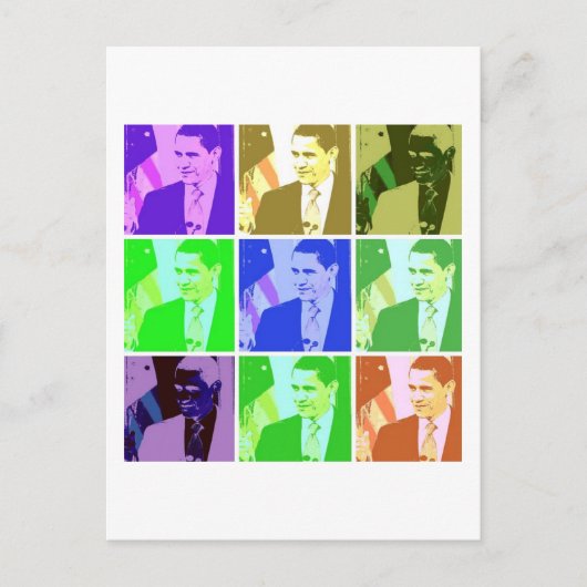 バラク小浜ポップ・アートの芸術 ポストカード (正面)