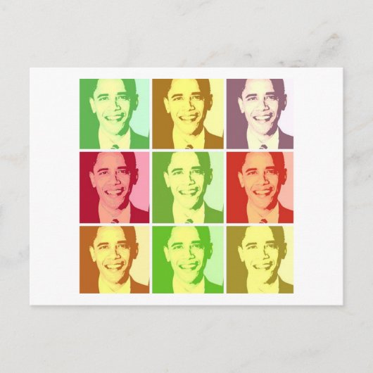 バラク小浜ポップ・アートの芸術 ポストカード (正面)