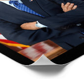 バラク小浜写真44代大統領ポトス・パティオティック ポスター (角)