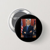 バラク小浜写真44代大統領ポトス・パティオティック 缶バッジ (正面&裏面)