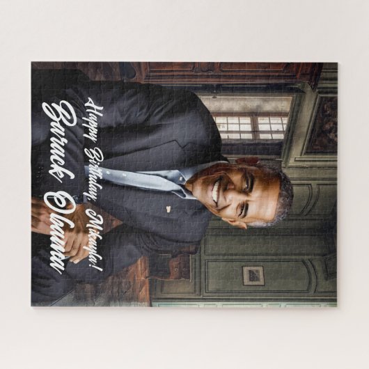 バラク小浜第44代大統領誕生日 ジグソーパズル (横)