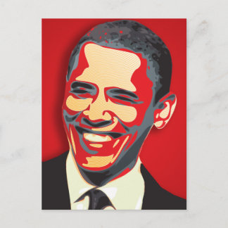 バラク小浜第44代大統領 ポストカード